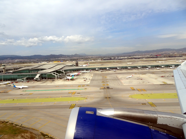 Terminal T1 del aeropuerto de Barcelona.