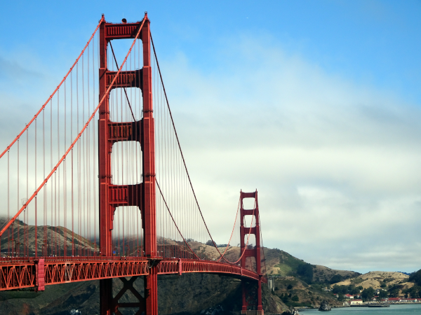 Golden Gate Bridge de San Francisco. 