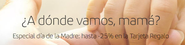 25% de descuento en tarjeta regalo Iberia.