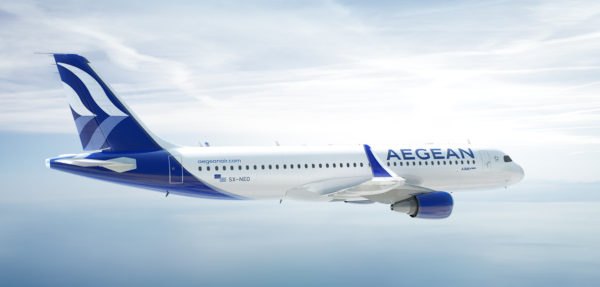Aegean, principal aerolínea helénica.